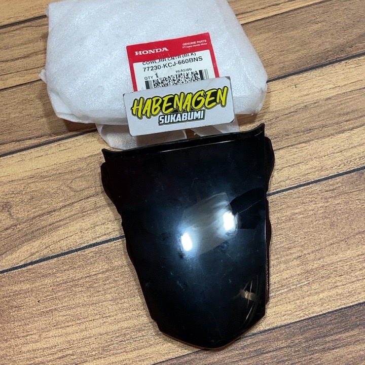 cover tail dasi sambungan bodi body belakang honda tiger revo tirev hitam black ori original AHM HGP