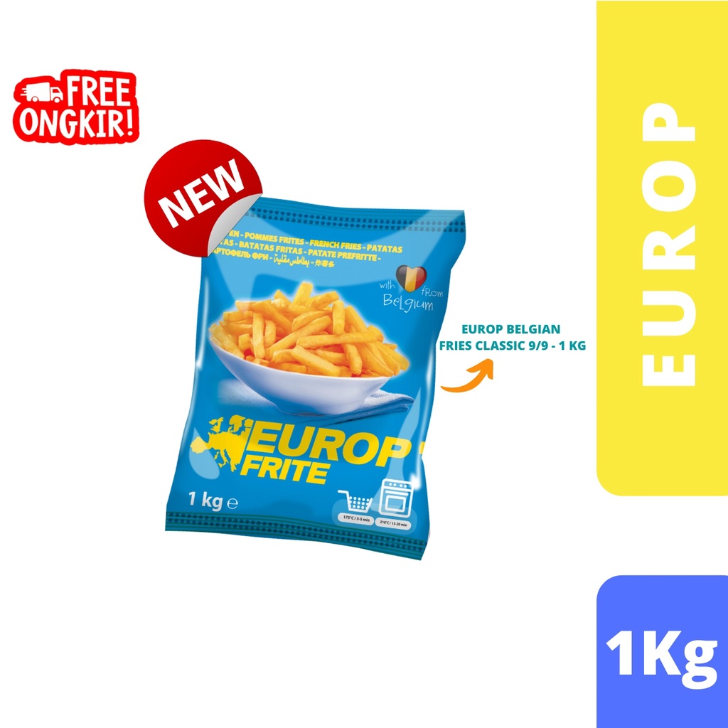 Europ Belgian Fries Classic 1 Kg