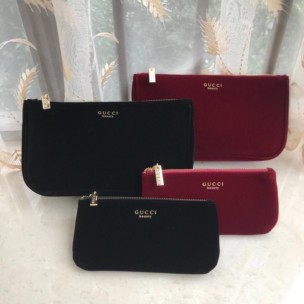 aqq pouch gucci suade velvet