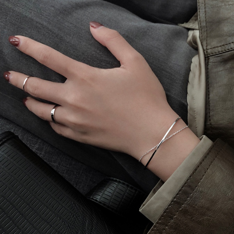 Gelang GL39 Tembaga Lapis S925 Premium Fashion Wanita Gelang Unik Lucu Keren Bagus Banget /Deluna/ BS