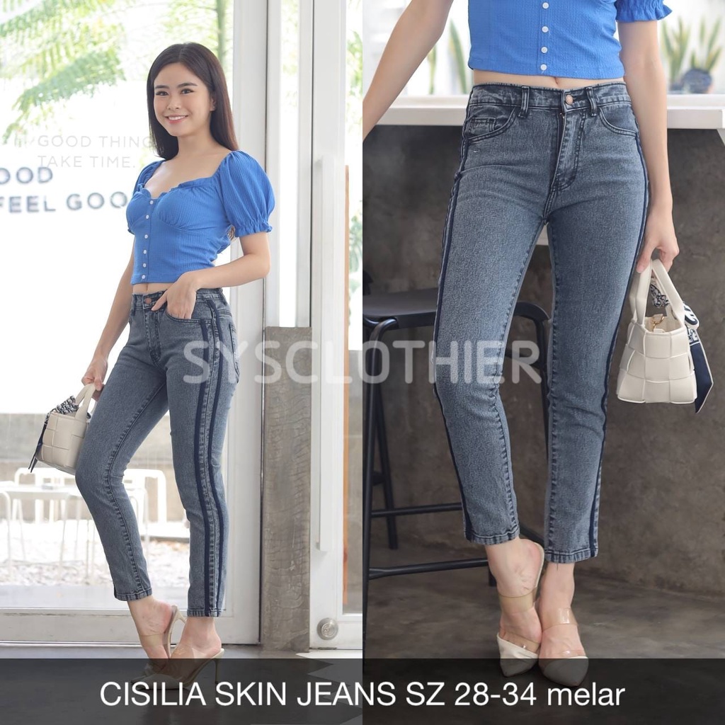 CELANA JEANS WANITA CISILIA SKIN JEANS-SYS CLOTHIER