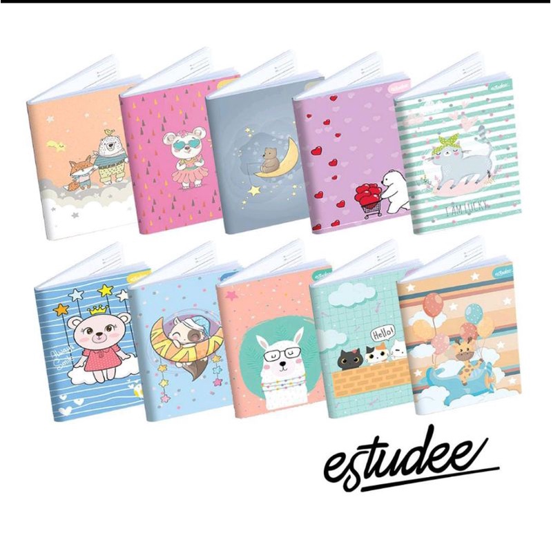buku tulis estudee b5 48 lembar - 1 pack isi 10 buku