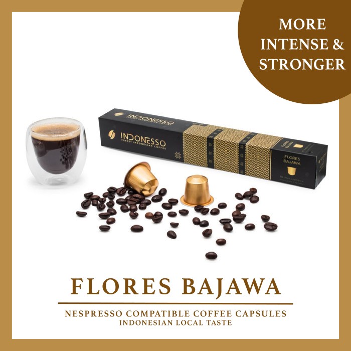 

Flores Bajawa Indonesso Nespresso Compatible Coffee Capsules