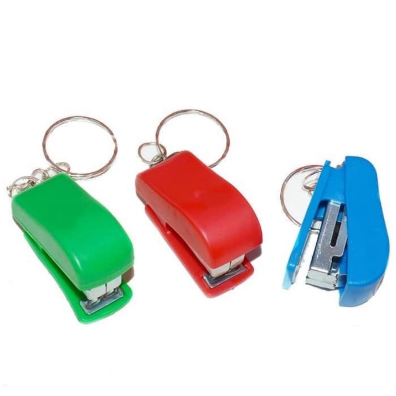 staples mini gantungan staples stapler imut bisa buat souvenir staples