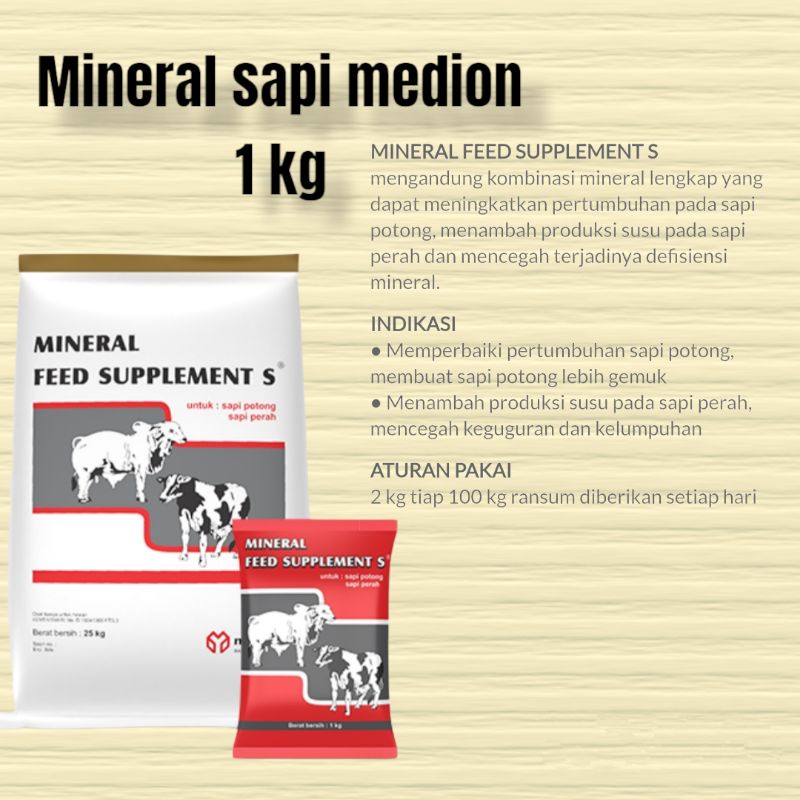 mineral sapi medion 1 kg