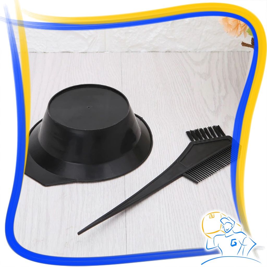 Sisir Mangkok Semir Wadah Mangkuk Alat Cat Pewarna Rambut Kuas Salon