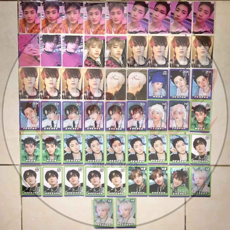TRADING CARD VER A GLITCH MODE NCT DREAM MARK RENJUN JENO HAECHAN JAEMIN CHENLE JISUNG SELCA CONCEPT