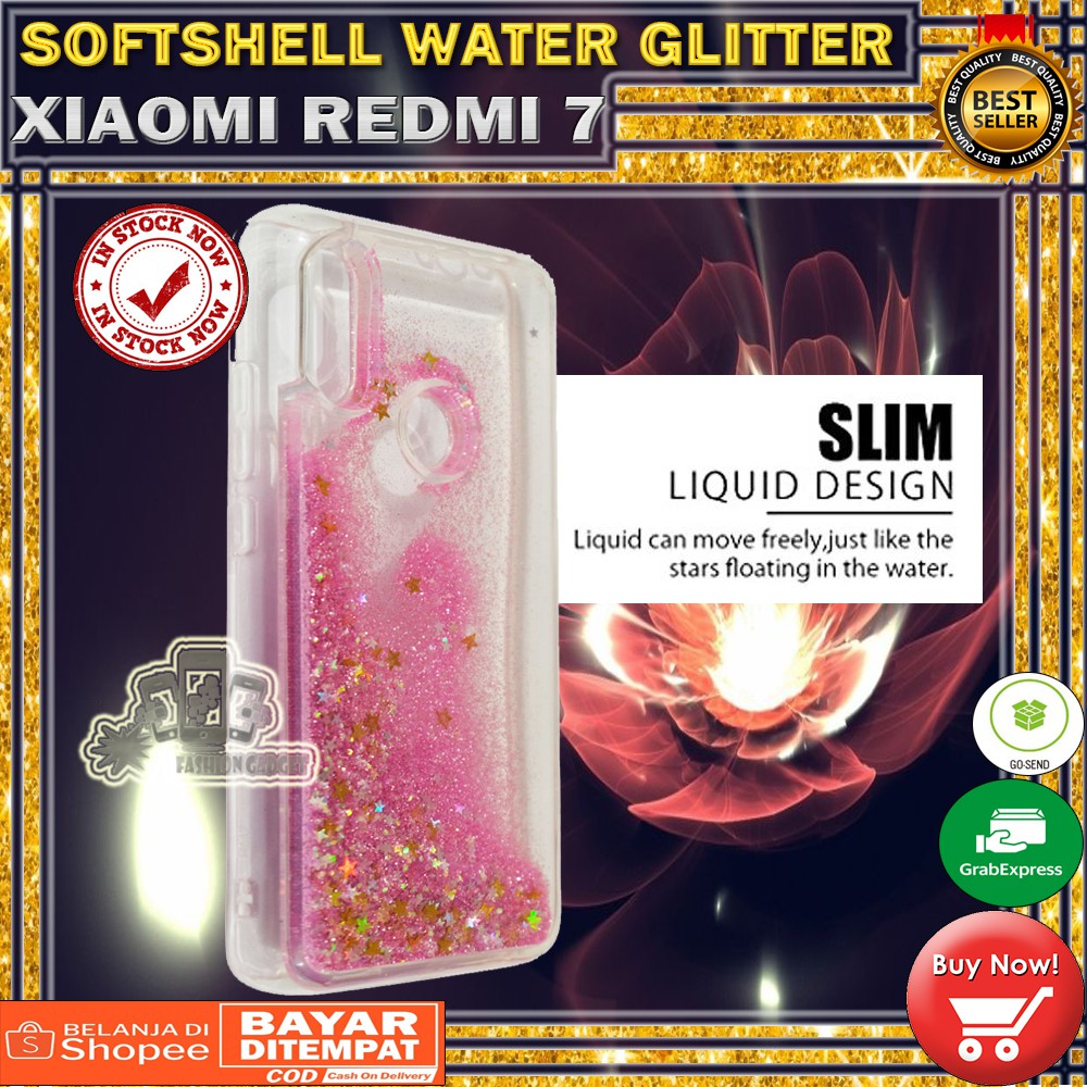 Silikon Oppo F3 A77 Xiaomi Mi A2 Mi 6X Lenovo K5 K5 PLUS A6020 Water Glitter Aquarium Casing KESING KASING SOFT CASE - Warna Random