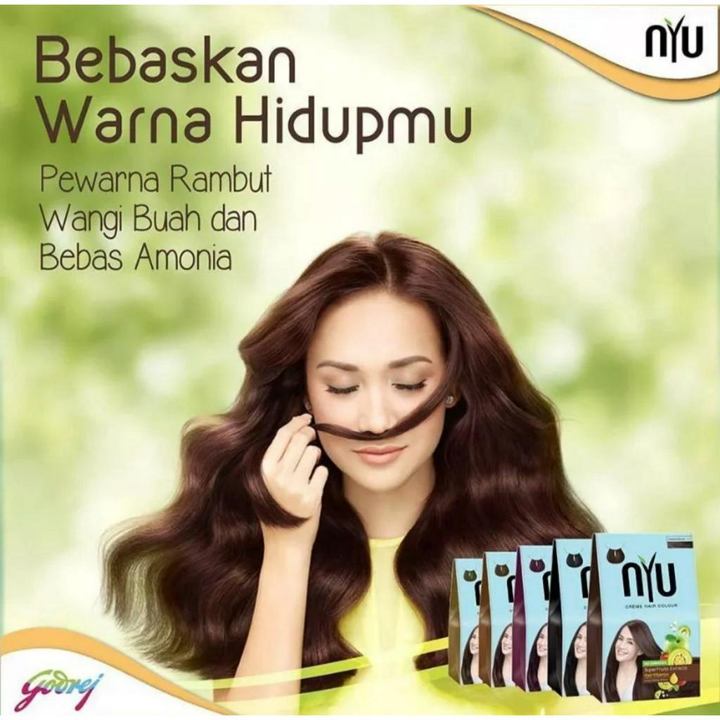 `ღ´ PHINKL `ღ´  NYU Hair colour pewarna rambut awet BOX