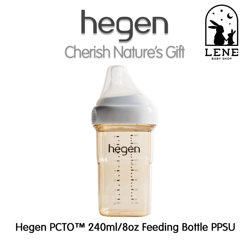 Hegen Feeding Bottle PPSU 240 ml / Botol Susu - 1 pack