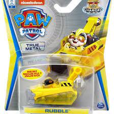 Paw Patrol Mighty Pups Charged Up : RUBBLE Die cast [Original]