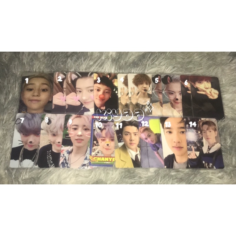 PC PHOTOCARD OFFICIAL DO KYUNGSOO CHANYEOL KAI BAEKHYUN SEHUN BAYI WAL Y P G VER UNIVERSE EX'ACT MON