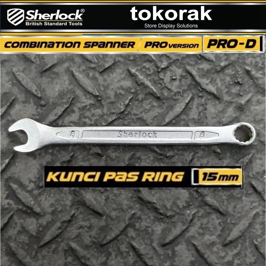KUNCI RING PAS 15 MM PRO - D SHERLOCK - KUNCI PAS RING