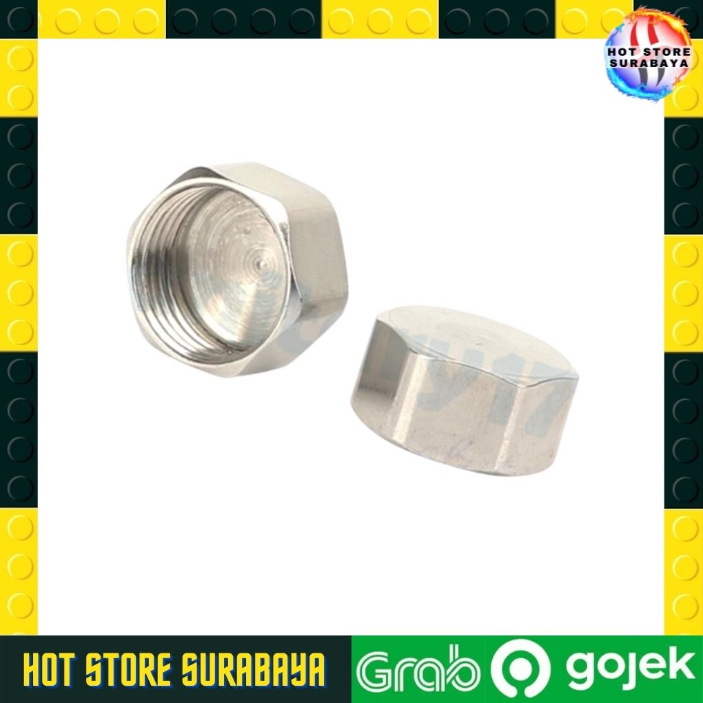 Tutup Stainless 1/2 Inch Drat DALAM Ss112x-Penutup fitting pipa K11