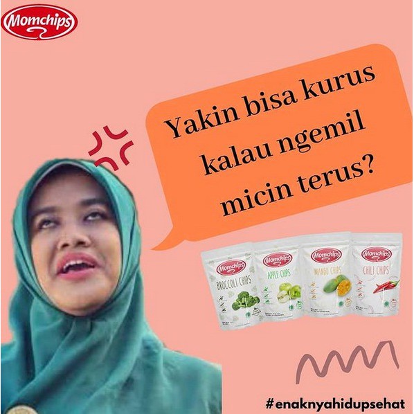 

MOMCHIPS Keripik Sayur & Buah SEHAT