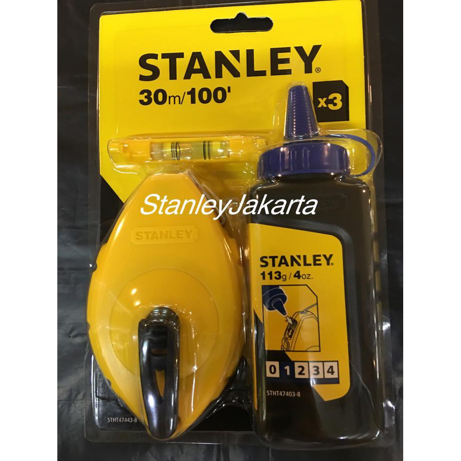

Art / Stanley Blue Chalk Line Set 30M 100" / Sipatan Stht47443