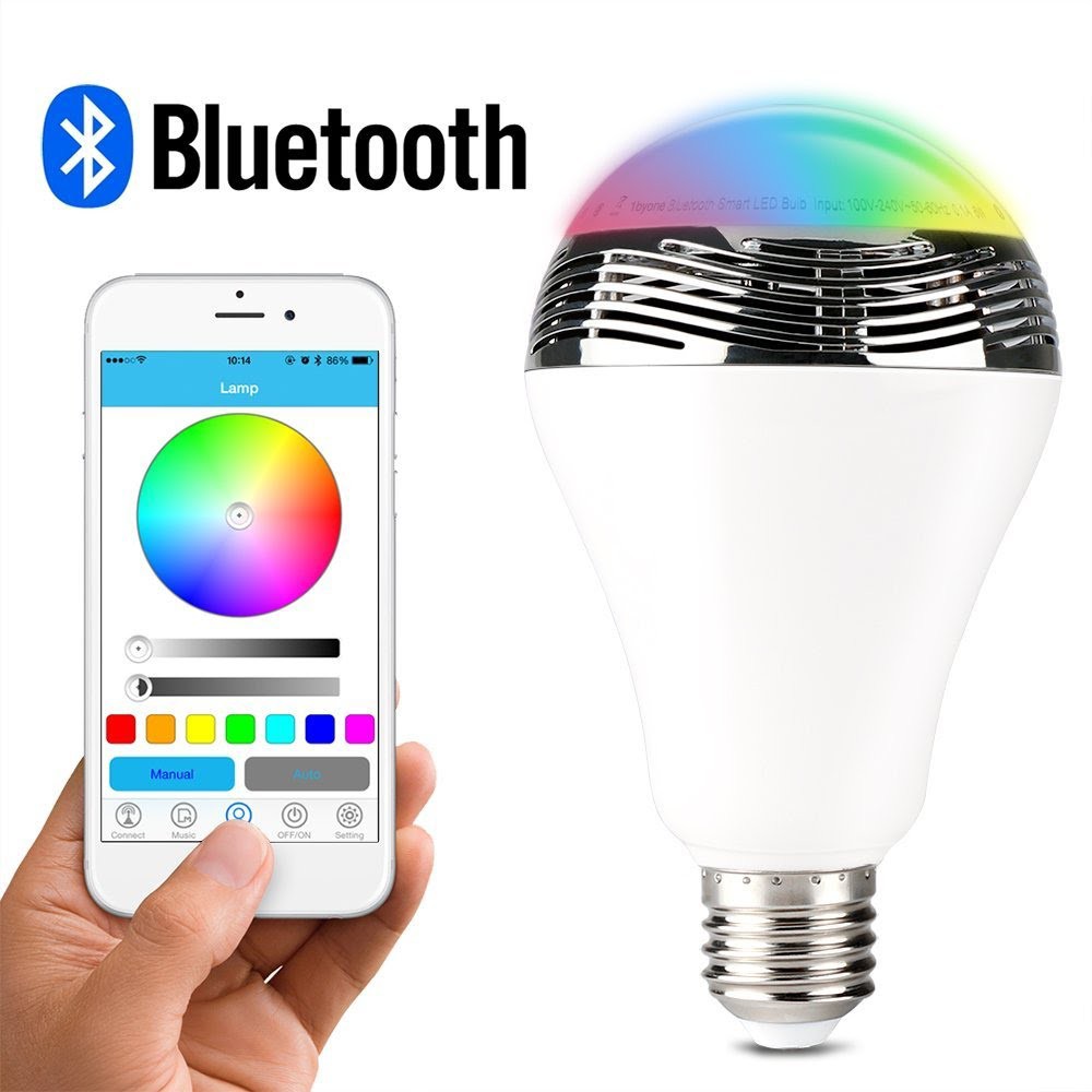 Speaker Lampu Bluetooth Smart LED Bulb
