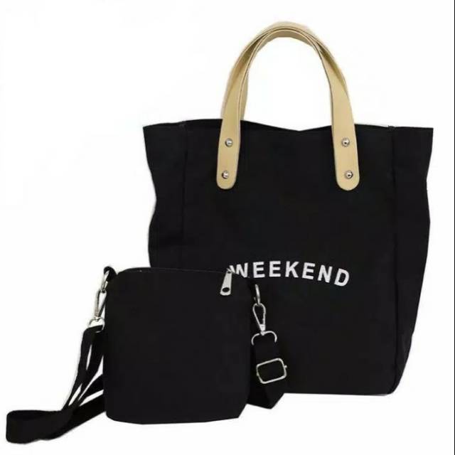Tas selempang weekend/tote bag