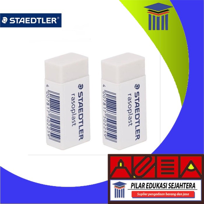 

ERASER | STIP | PENGHAPUS B-40 STAEDTLER PUTIH MURAH