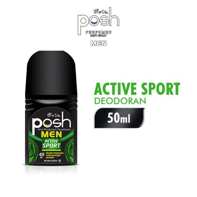 Posh Men Deo Roll On Active 50ml