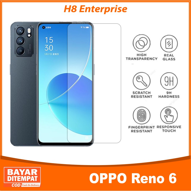 Tempered Glass Oppo Reno 6 - Anti Gores Kaca Premium Quality