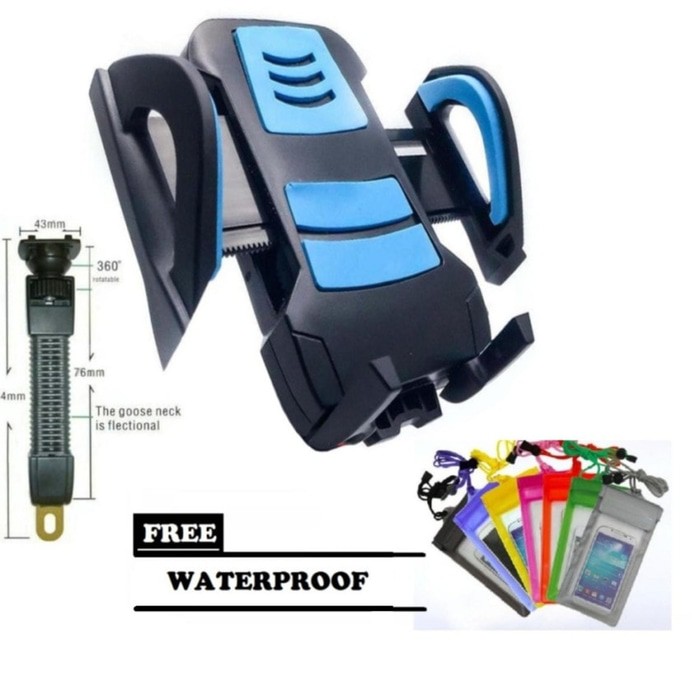 Holder HP Spion Motor Phone Holder Bracket - FREE Waterproof Bag