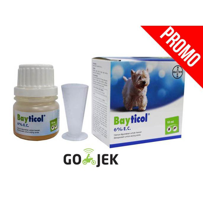 DISKON Obat Kutu Anjing Bayticol 6% EC - 10 ml Terlaris