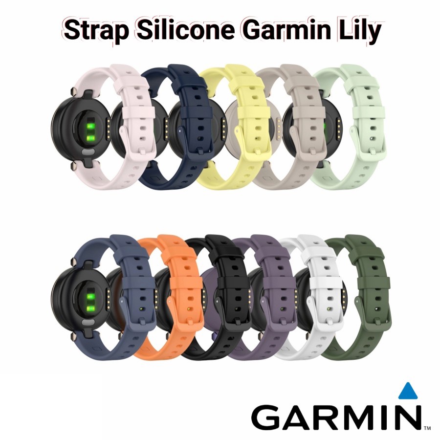 Strap Silicone Garmin Lily Silicon Tali Jam Smartwatch