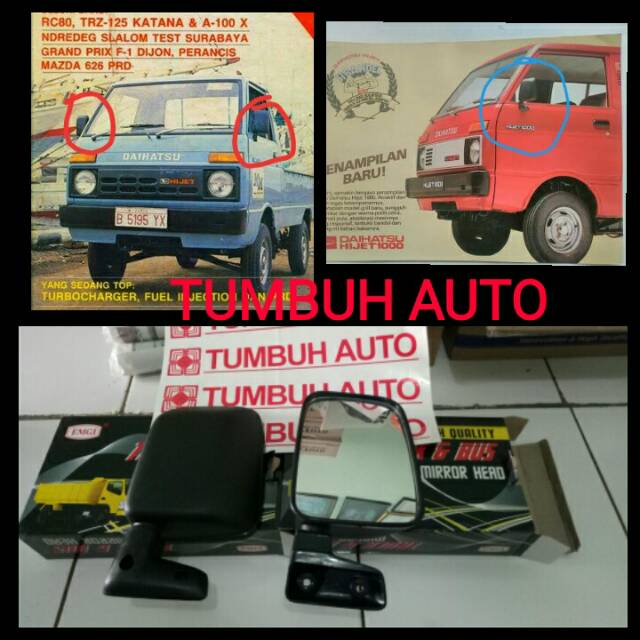 Spion Kaca Spion Mirror Semua Daihatsu Hijet 1000  Pick Up Stesen set isi 2