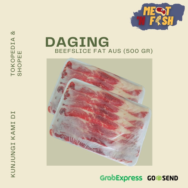 

Beef Slice Fat / Yoshinoya / lemak Fresh Per 500 Gram