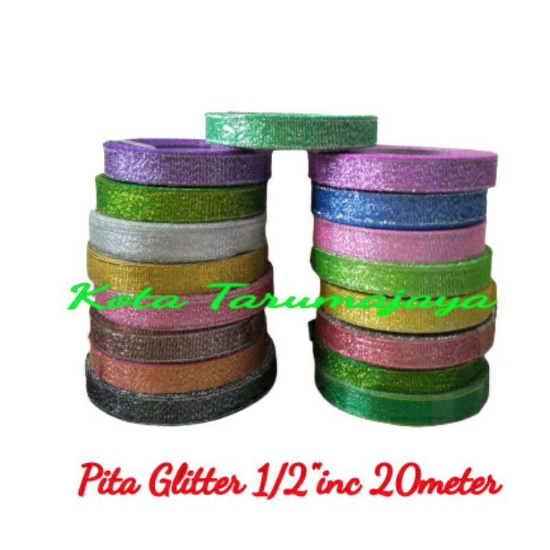 

Pita Glitter 1/2"inc 12mn 1cm 18meter