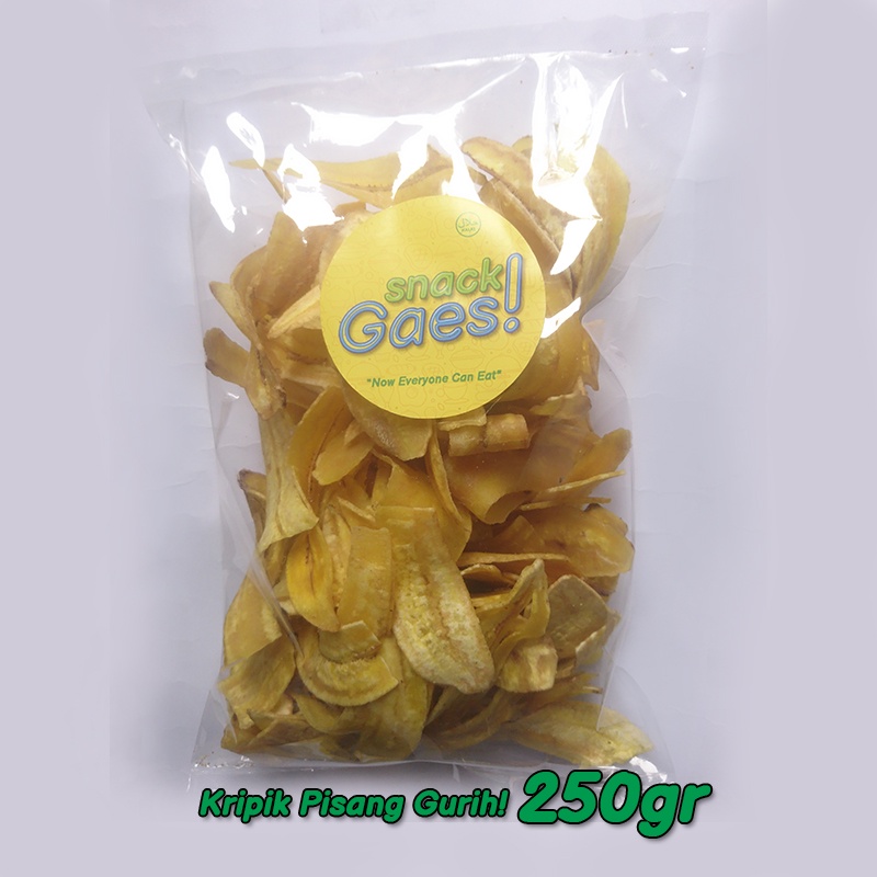 

Snack Gaes! - Keripik Pisang Enak Asin Gurih 250gr