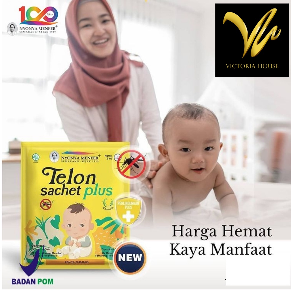 NYONYA MENEER Minyak Telon Bayi SACHET 3ml @pcs (BPOM) Nyonya Menir Mener (KIM)