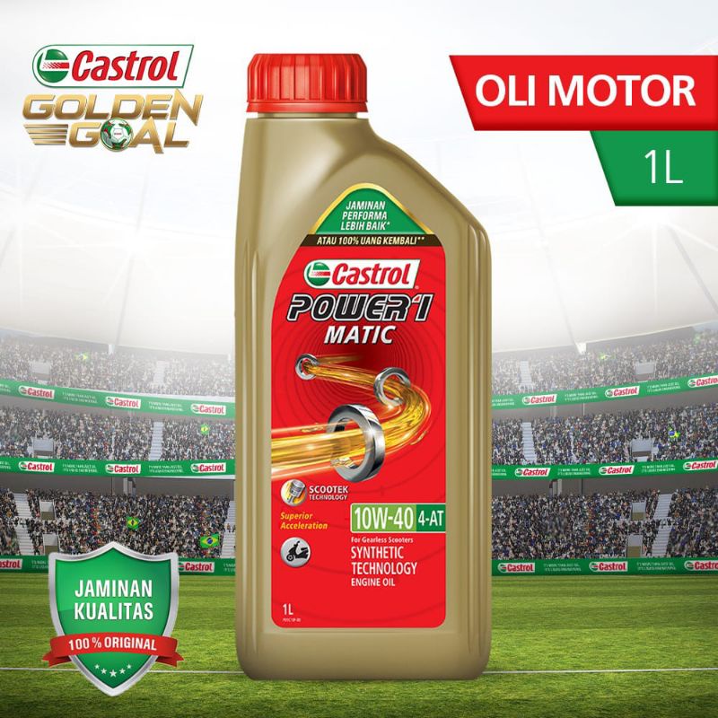 Oli Castrol Power 1 Matic 10W-40 1L original