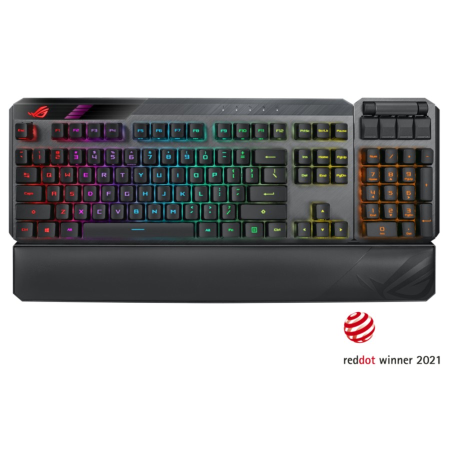 Keyboard ASUS ROG CLAYMORE II RGB ROG RX RED SWITCH MECHANICAL GAMING