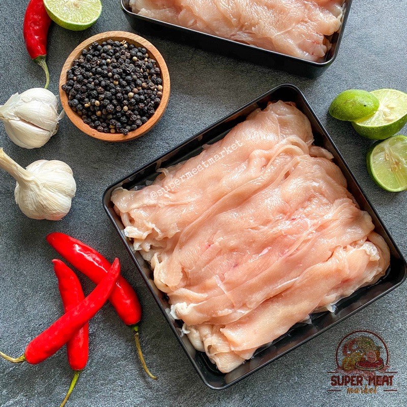 250gr Dada Ayam Slice 1mm