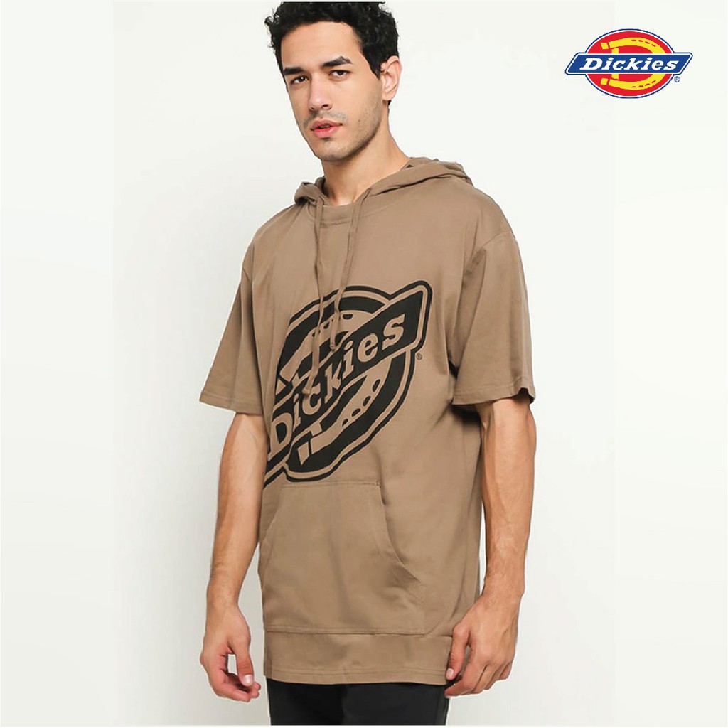 DICKIES ALAMEDA BROWN HOODIE OVERSIZED FIT TEE
