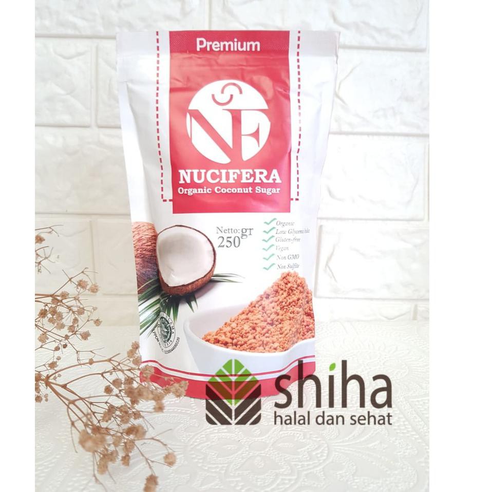 

BELI Warung Shiha - Organic Coconut Brown Sugar Nucifera 250 gr Vegan Halal Gula Kelapa Organik