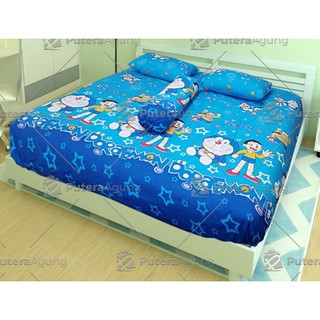  Sprei  Karakter Seprai Homemade Doraemon Hello Kitty 