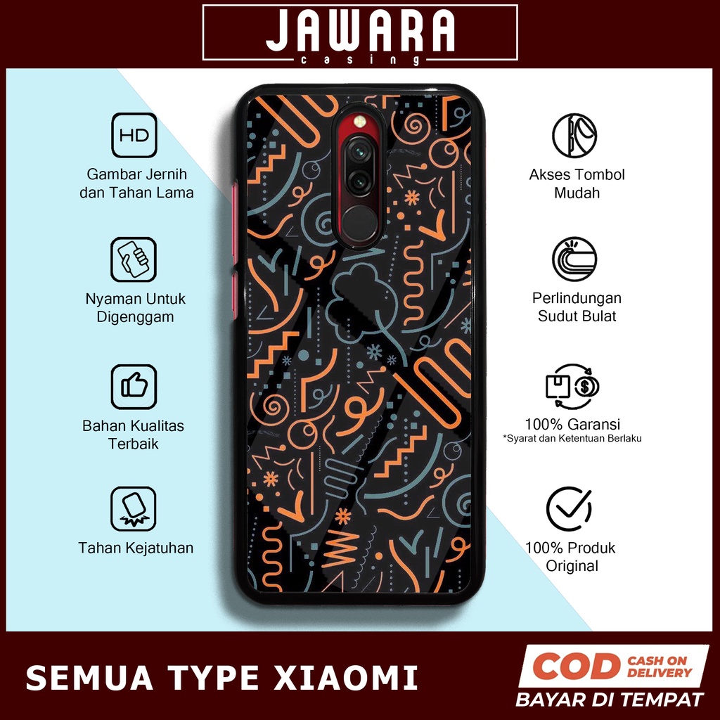 Case Redmi 8 Case Hp Xiaomi Redmi 8 Premium Glossy Jawara Casing [MOZC] Casing Hp Redmi 8 Aesthetic 