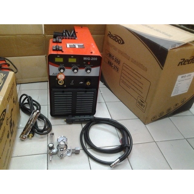 mesin las inverter mig mma-200a redbo