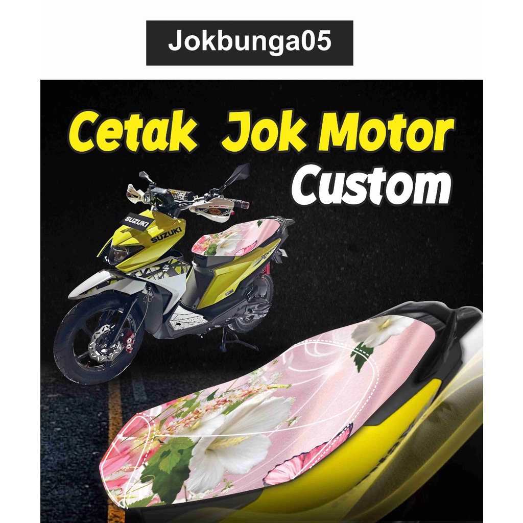 Cover Jok Custom / Kulit Jok Custom All Sepeda Motor / Cover Jok