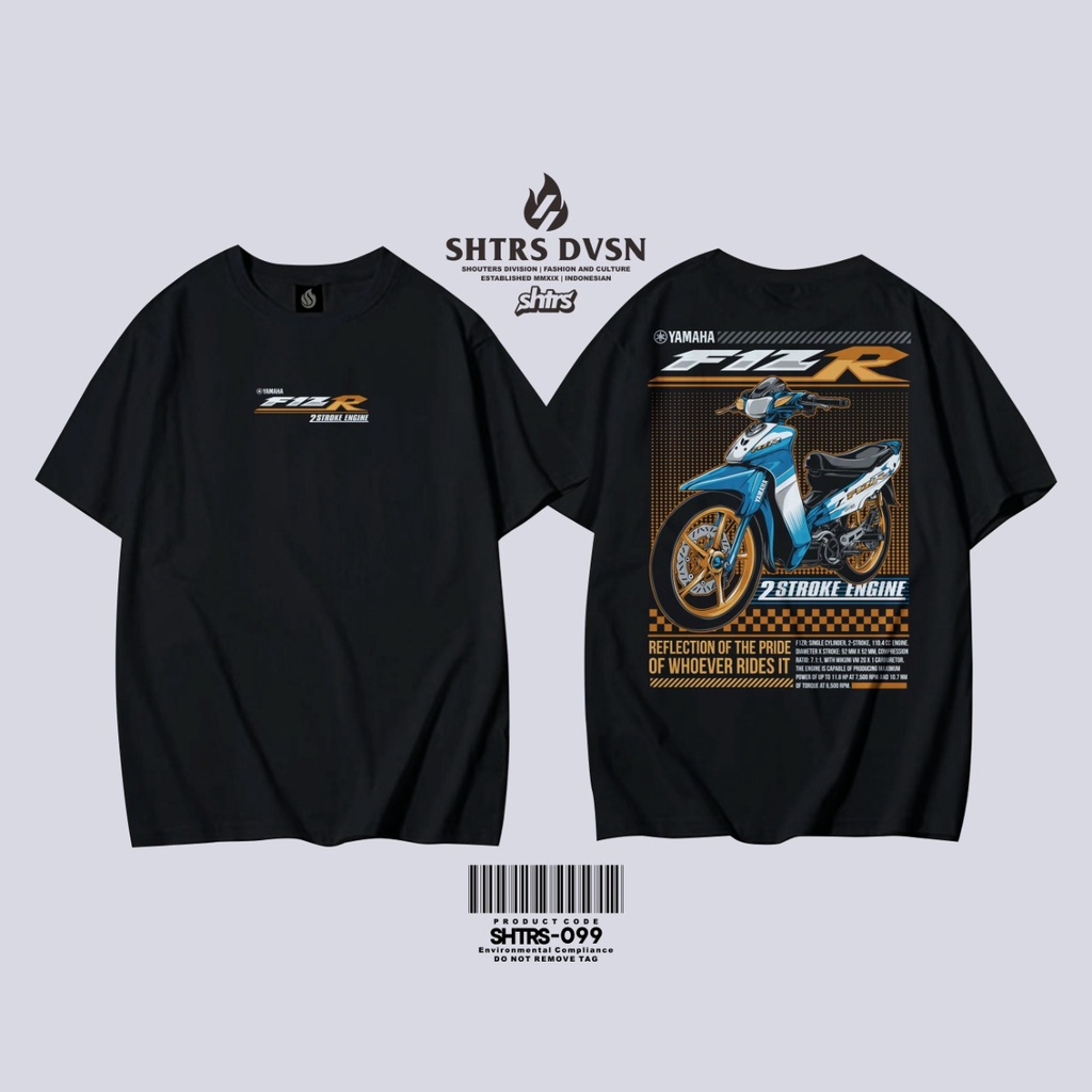 Kaos F1ZR 2STROKE DAYTONA Kaos YAMAHA F1ZR Baju F1ZR INDONESIA