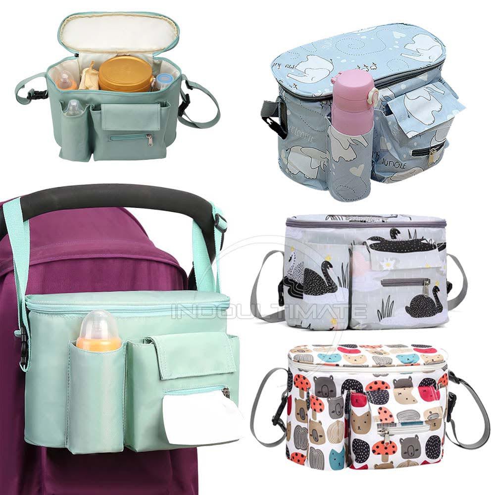 Tas Organizer untuk Stroller Bayi CC-782 Tas Stroller Bayi Tas Kereta Dorong Bayi Tas Perlengkapan Bayi Aksesoris Stroller Bayi Tas Travel Storage Mommy Bag Tas Popok Bayi