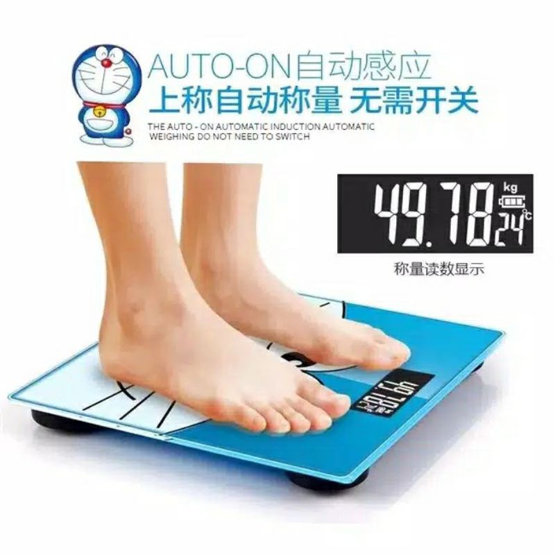 #TIMBANGAN BADAN DIGITAL DESIGN KARTUN 180 KG #