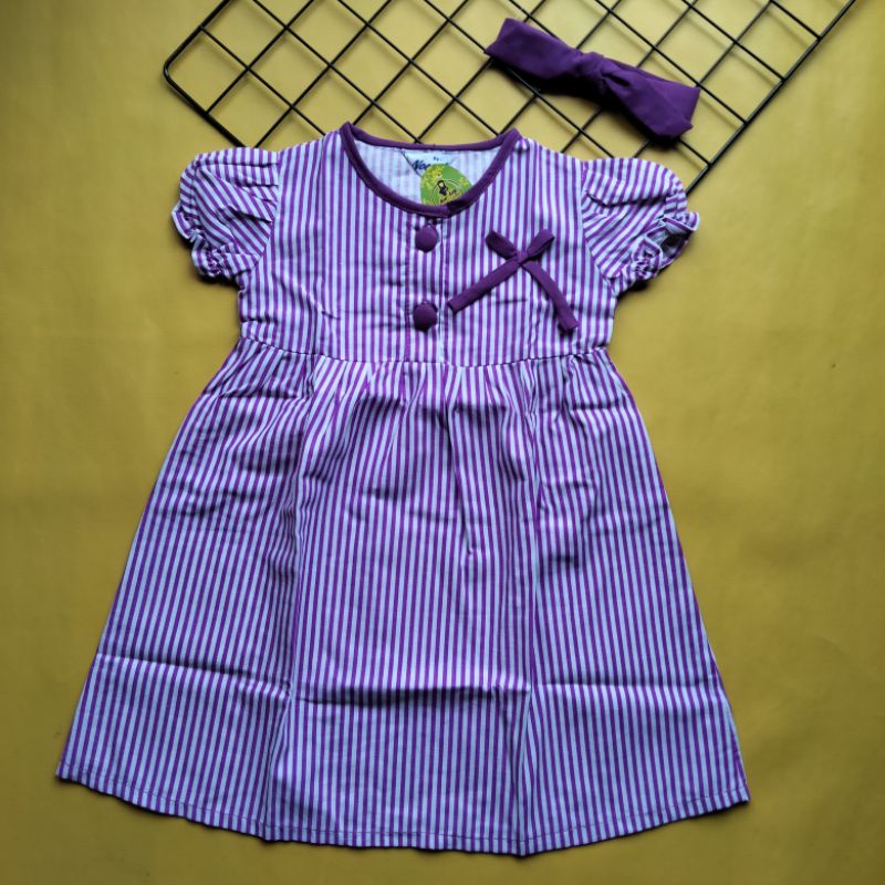 dress bayi / baju dress anak perempuan 6 bulan -3 tahun