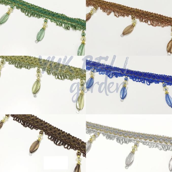 HIASAN RENDA GORDEN / RENDA GORDEN / RENDA BELIMBING (1 ROLL)