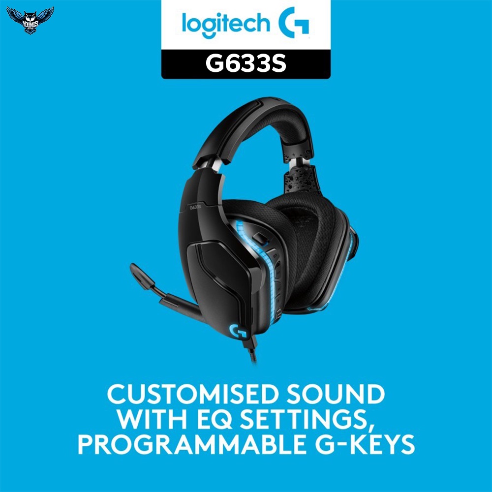 Logitech G633s 7.1 Headset Gaming Wired RGB LIGHTSYNC