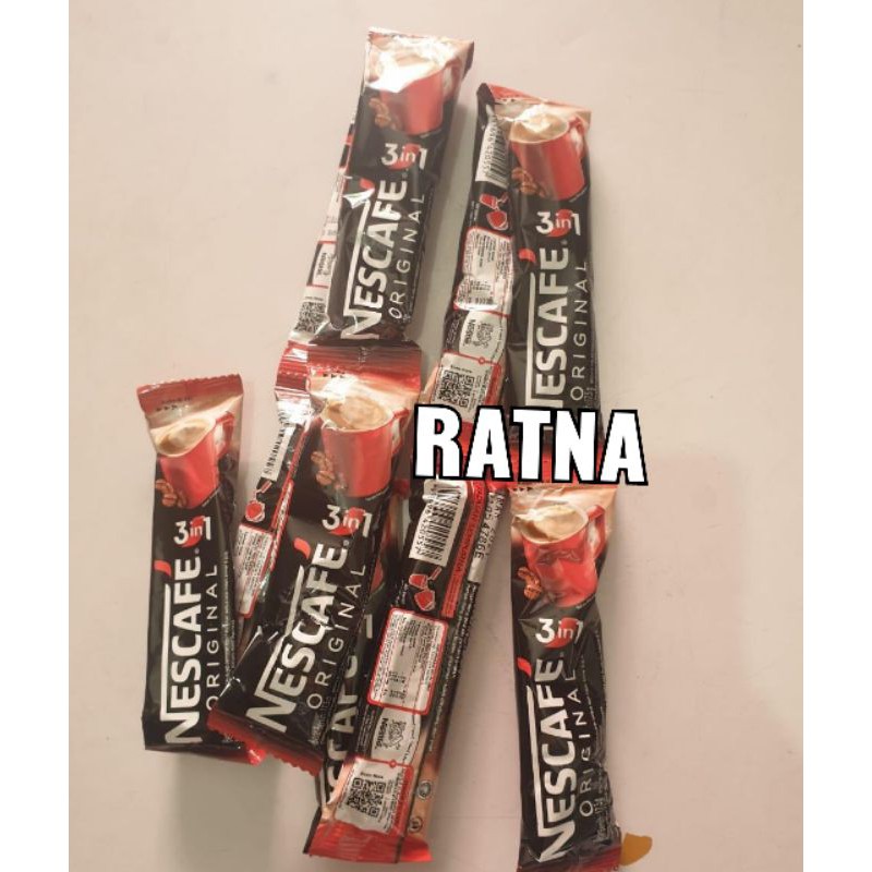 

KOPI NESCAFE 3 in 1 (Kopi/Krimer/Gula) 18gr 1 Renteng Isi 10 Sachet