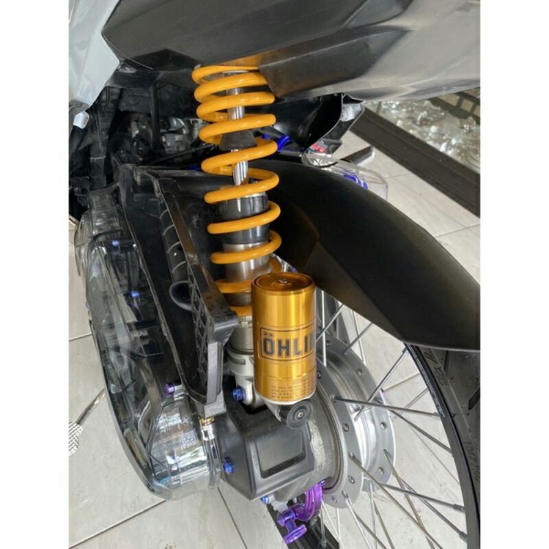 SHOCKBREAKER MODEL  OHLINS PREMIUM  330/310MM  KLIK REBOUND FUNGSI AKTIF YAMAHA FAZZIO VARIO10 SCOOPY BEAT MIO